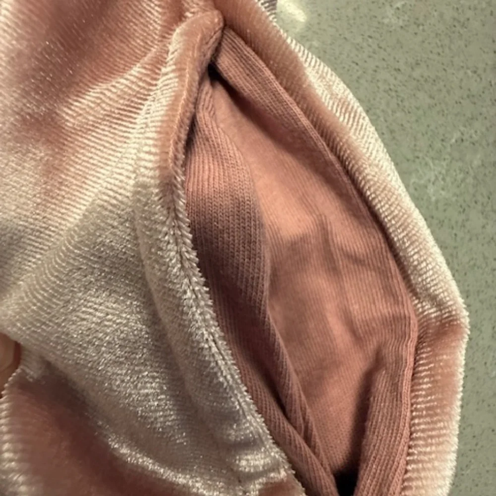 Little Girl XS Light Pink Velvet Old Navy Dress Worn 1x